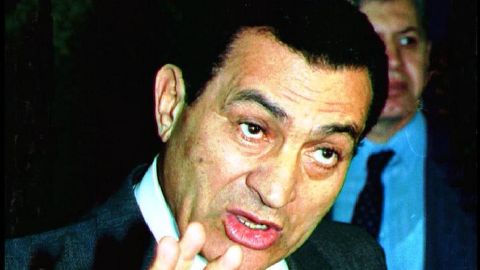 Hosni Mubarak en una imagen de archivo de 1991.