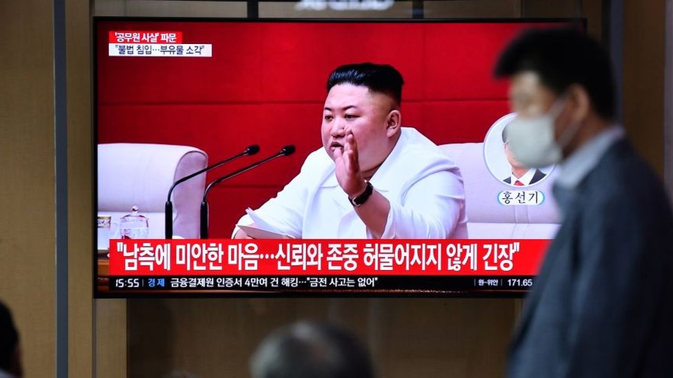 Kim Jong-un el 25 de septiembre.