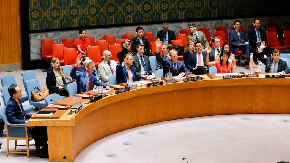 El Consejo de Seguridad de la ONU aprobó una nueva ronda de sanciones contra Pyongyang. Consejo de Seguridad de la ONU