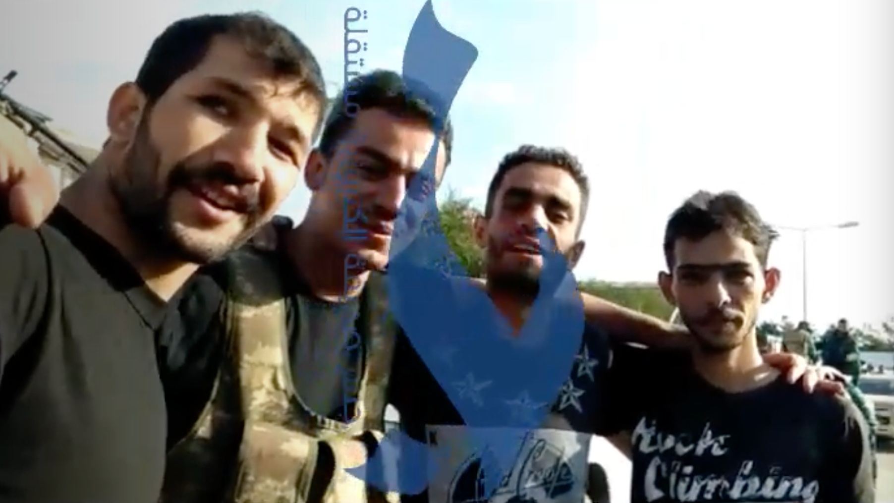 Four Syrian mercenaries geo-located to Horadiz, south-western Azerbaijan