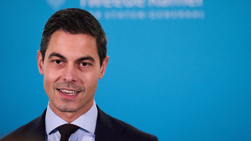 Rob Jetten official portrait as new Prime Minister Netherlands 2026