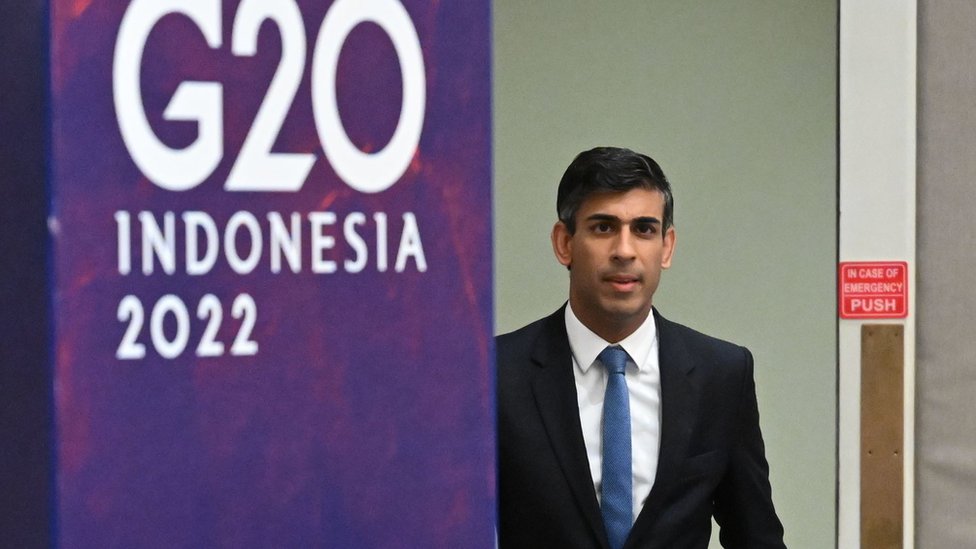 Rishi Sunak at the G20 summit