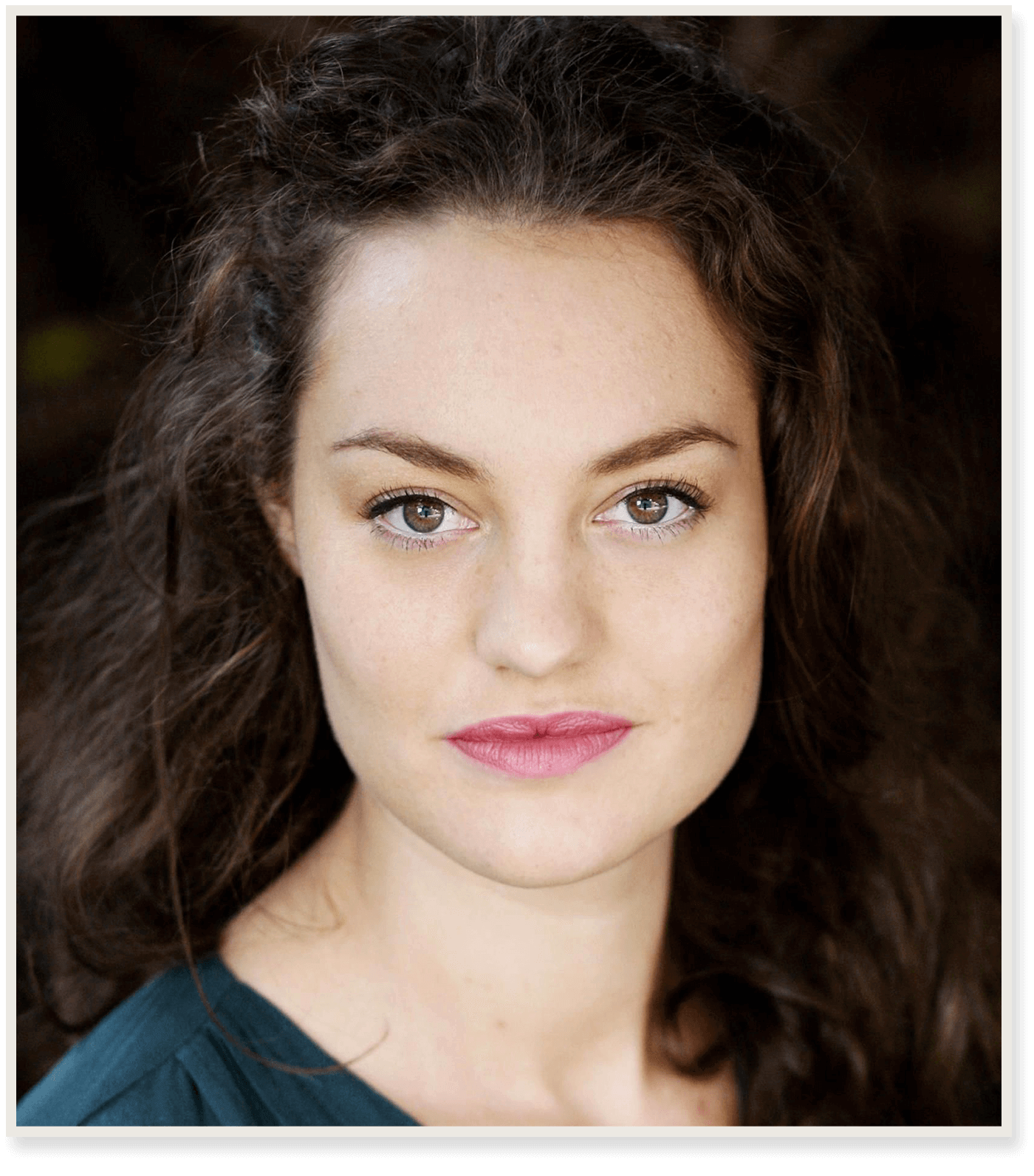 A promotional photograph of Constance Marten that was taken for her profile on the East 15 Acting School website