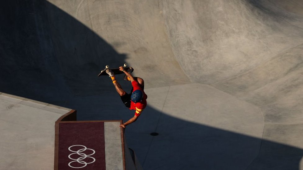 Atleta treina em Tóquio