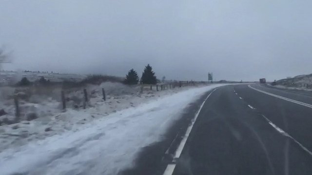 Snow on the Glenshane Pass