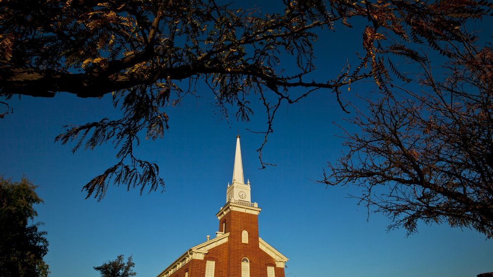 Iglesia mormona en Salt Lake City.
