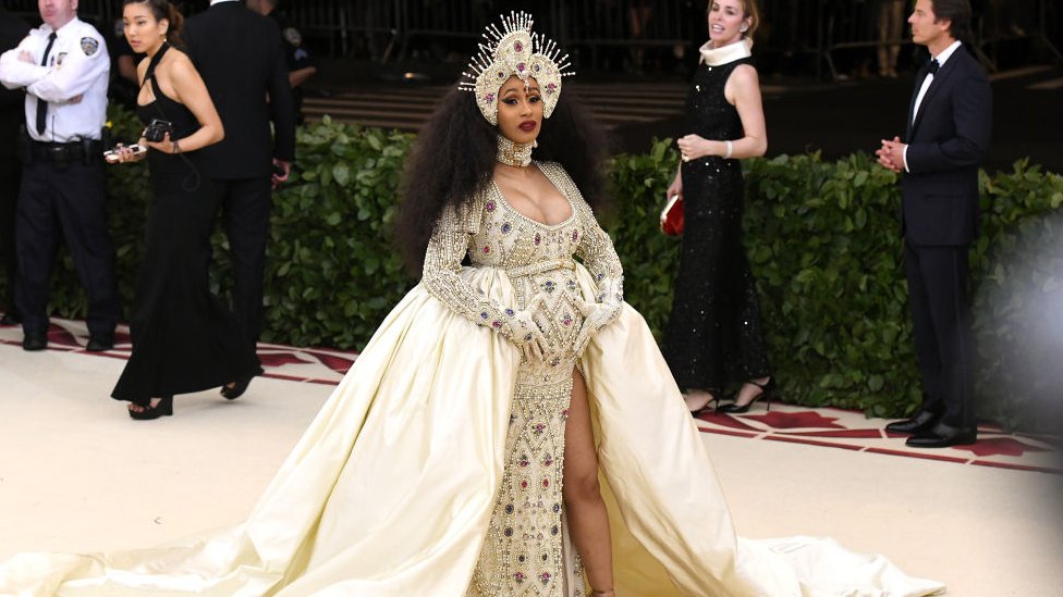 Cardi B была на Met Gala в начале этого месяца