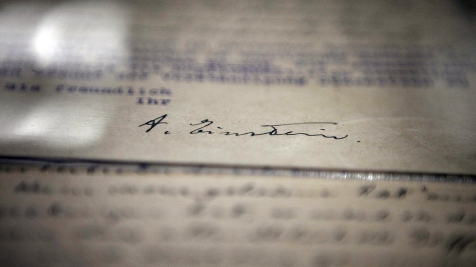 Einstein mektubu
