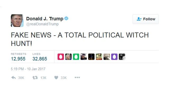 Твит Трампа