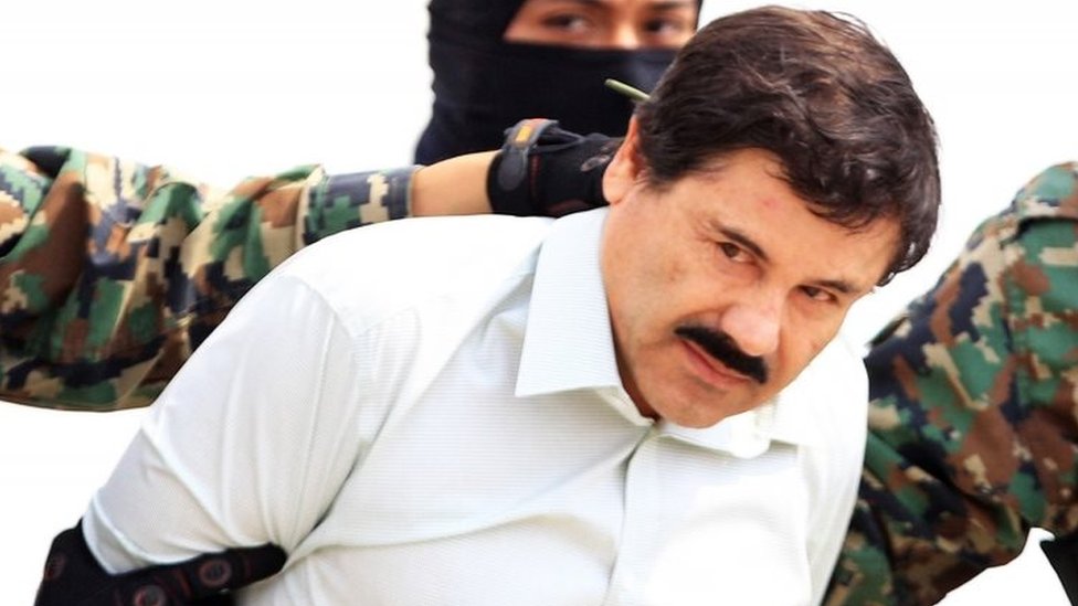 Joaquín "El Chapo" Guzmán atrapado en México en 2014.