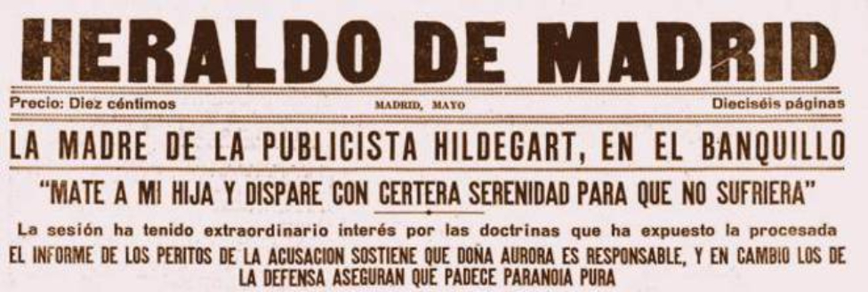 Noticia en Heraldo de Madrid