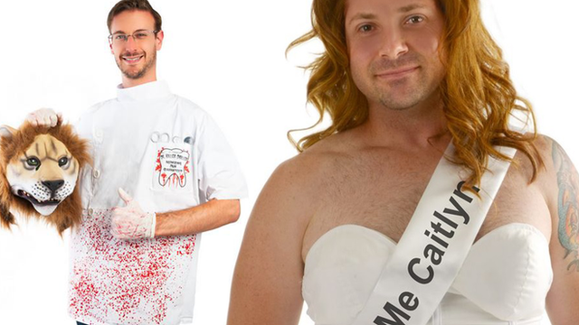 Cecil the Lion and Caitlyn Jenner Halloween costumes