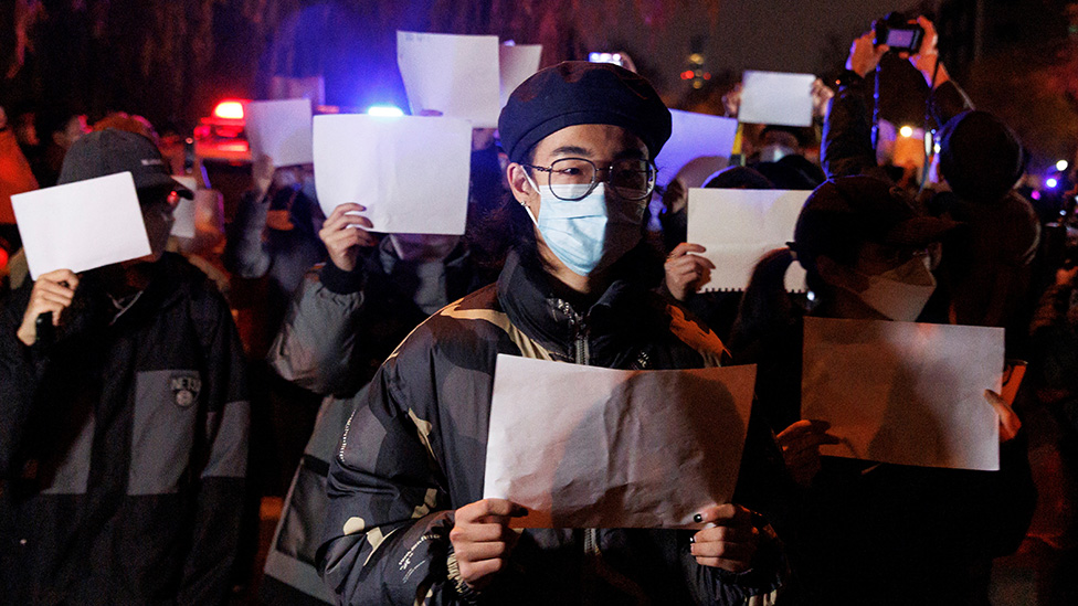 Protesta en Pekín