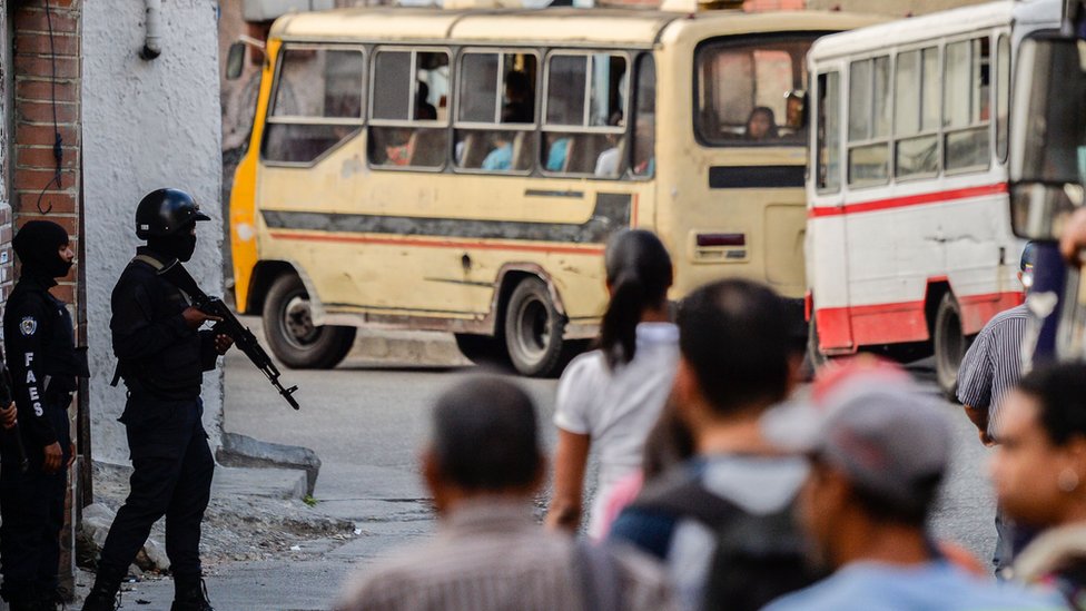 Tensión en las calles de Caracas