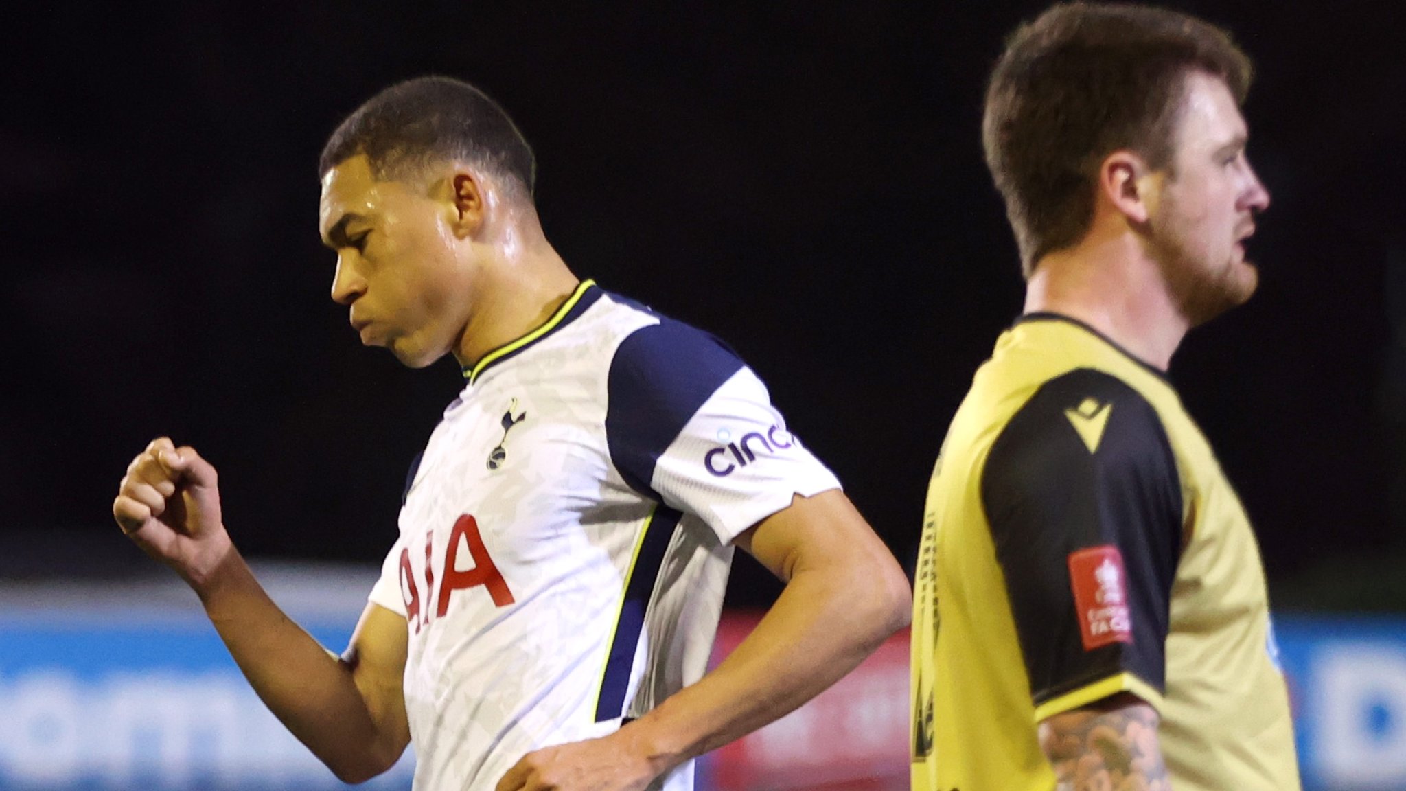 Marine 0-5 Tottenham Hotspur: Carlos Vinicius scores first-half hat-trick