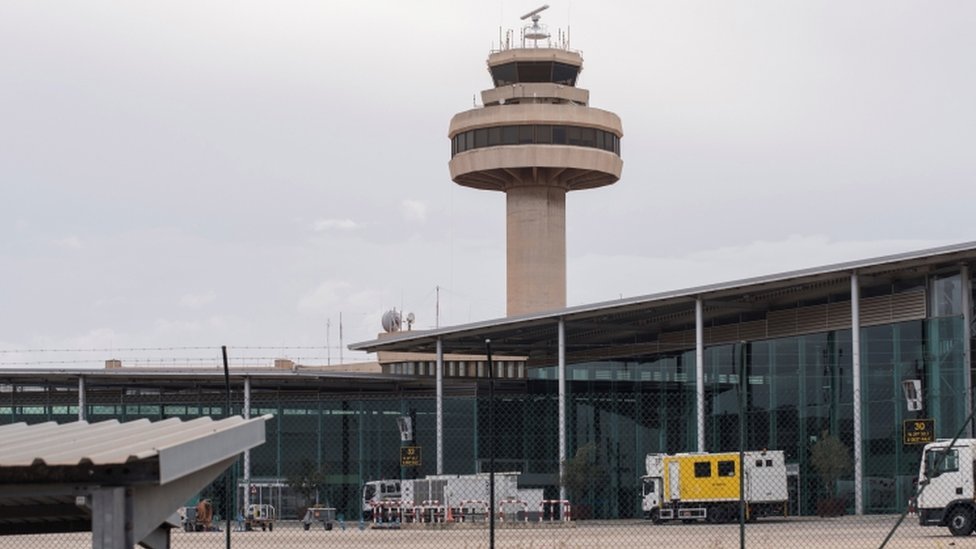 مطار بالما في مايوركا يعد من الأكثر ازدحاما في أوروبا.