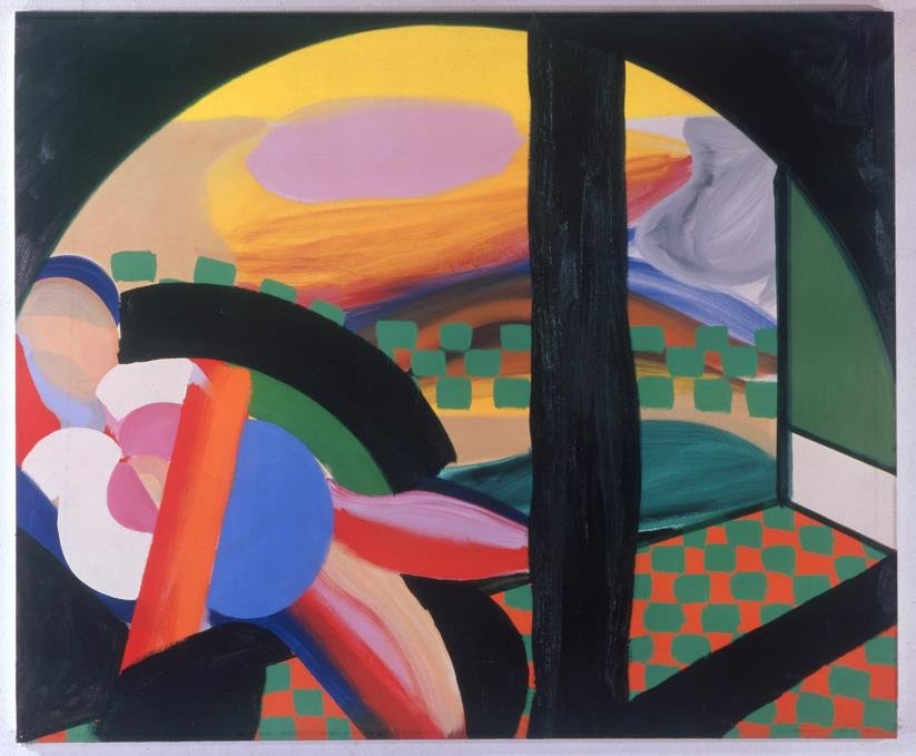 Mrs Acton in Delhi, 1967-71, oil on canvas