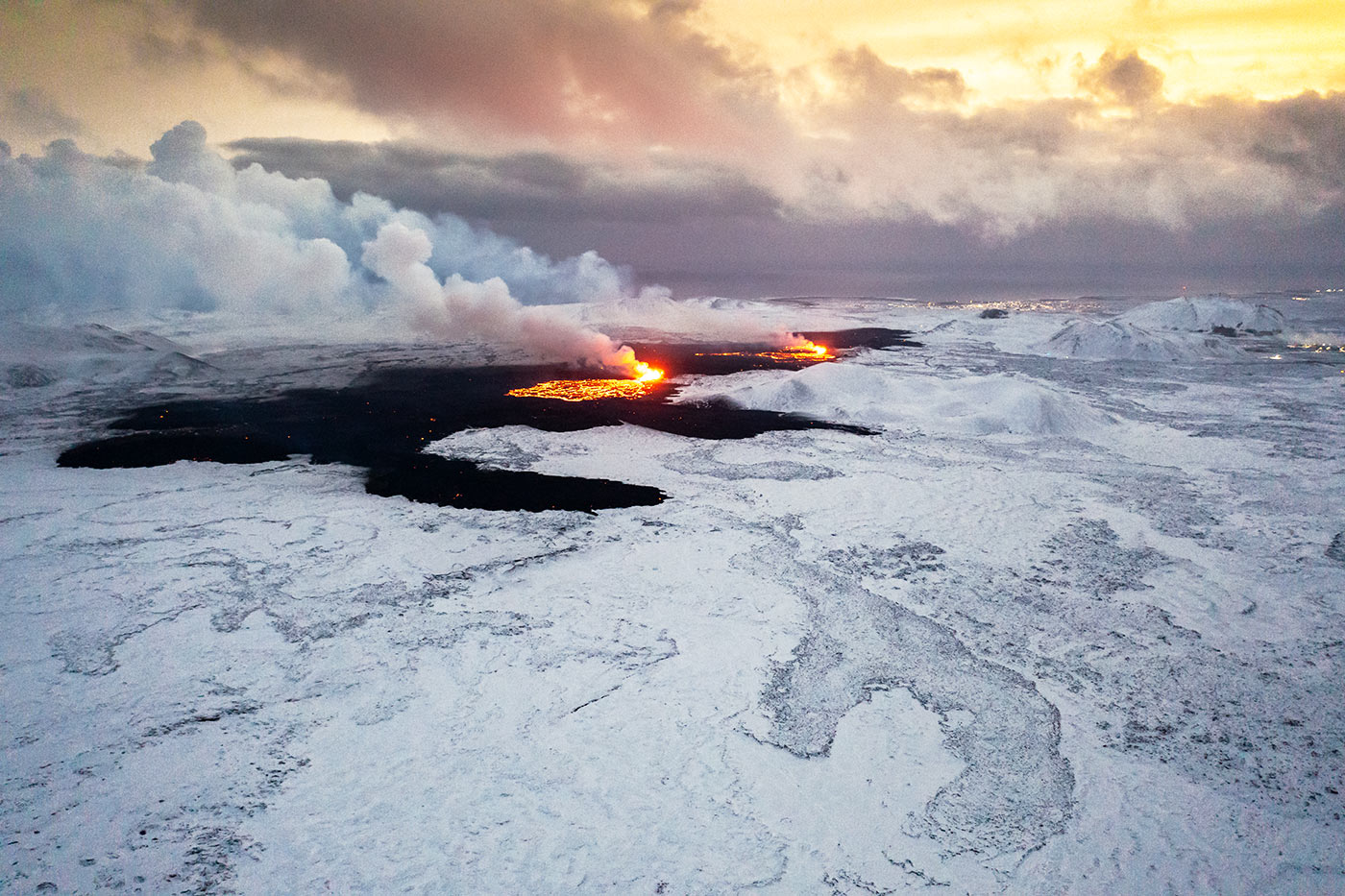 An image of the site captured by drone - 19 December 2023