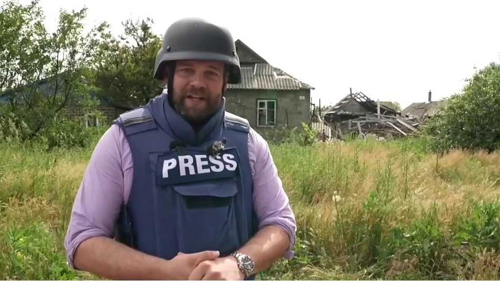 BBC reports from inside Ukrainian village liberated from Russia