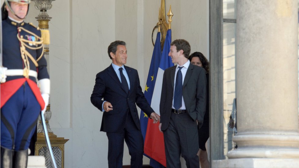 Цукерберг и Саркози