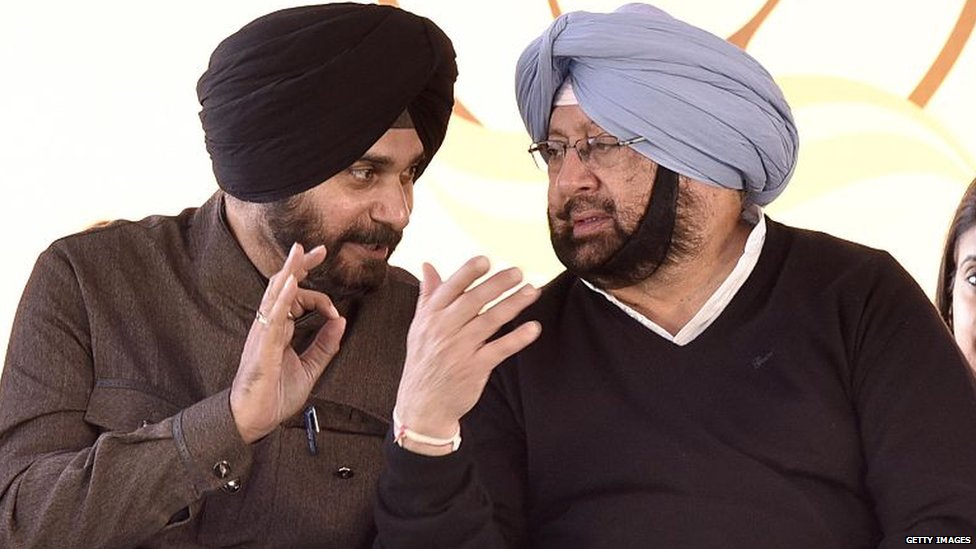 CAPATIN AMRINDER, NAVJOT SIDHU