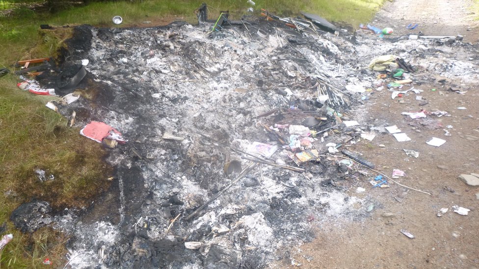 Pair guilty of Rhondda Cynon Taff flytipping charges BBC News