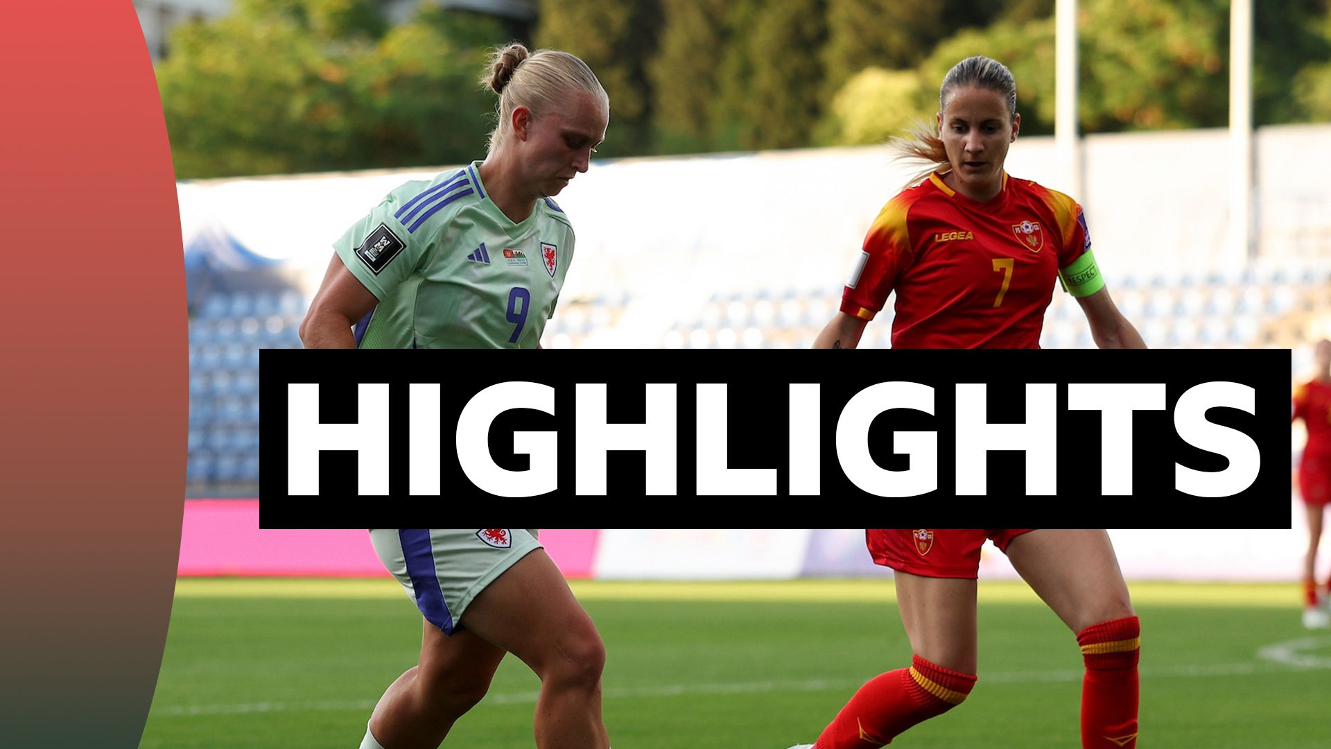Highlights: Montenegro 1-1 Wales
