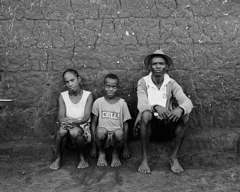 Jean-Pierre his wife and their son in Ambatoantrano