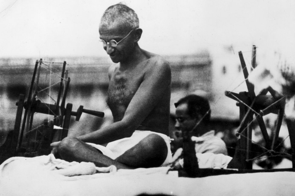 Архивное фото Махатмы Ганди