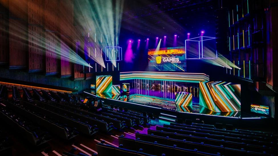 Сцена для награждения Bafta Games Awards 2019