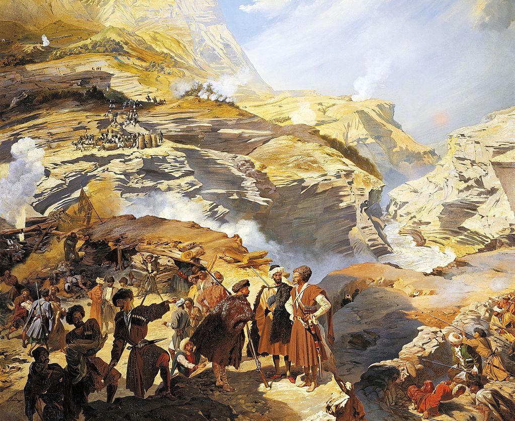 Borba između ruske vojske i Čerkeza kod Ahatle 8. maja 1841. godine, Grigorij Gagarin