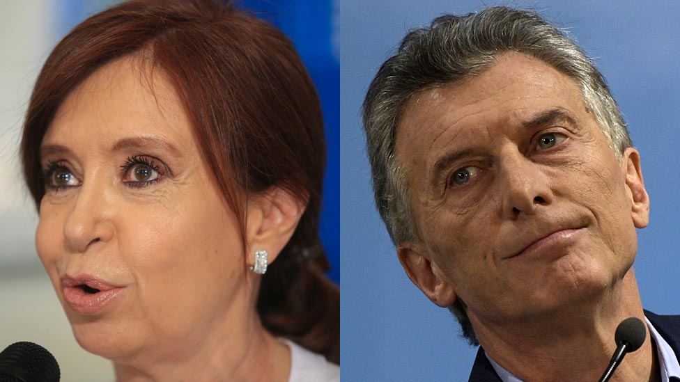 Cristina Kirchner y Mauricio Macri