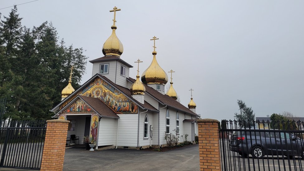 Iglesia de la comunidad rusa Old Believers en Woodburn.