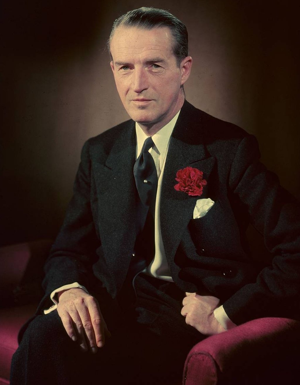Ian Campbell, duque de Argyll, en un retrato de circa 1955.