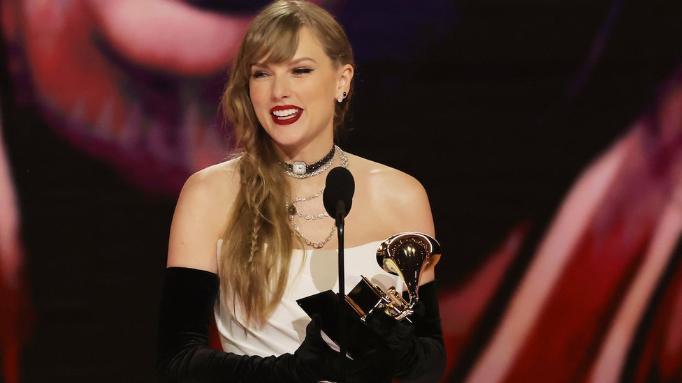 Taylor Swift announces new album The Tortured Poets Department at the  Grammys