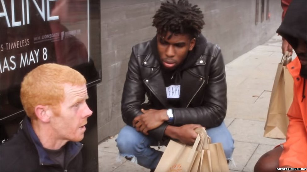 Bipolar Sunshine Used Nando S Black Card To Feed Homeless Bbc News