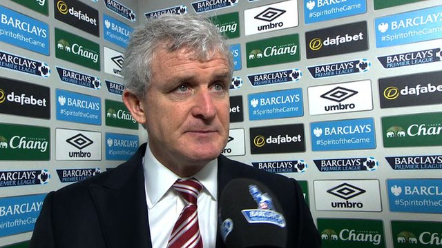 Everton 3-4 Stoke: Mark Hughes hopes for Christmas momentum