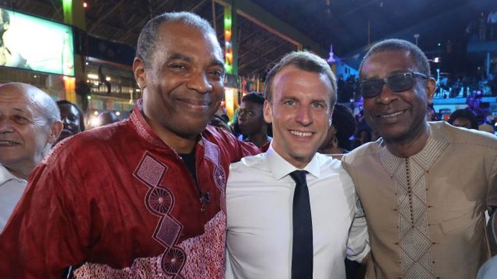 Emmanuel Macron: Why France President enta New Afrika Shrine - BBC News  Pidgin