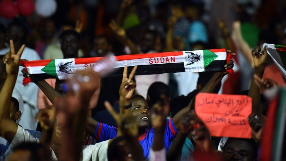 Pemrotes di Sudan