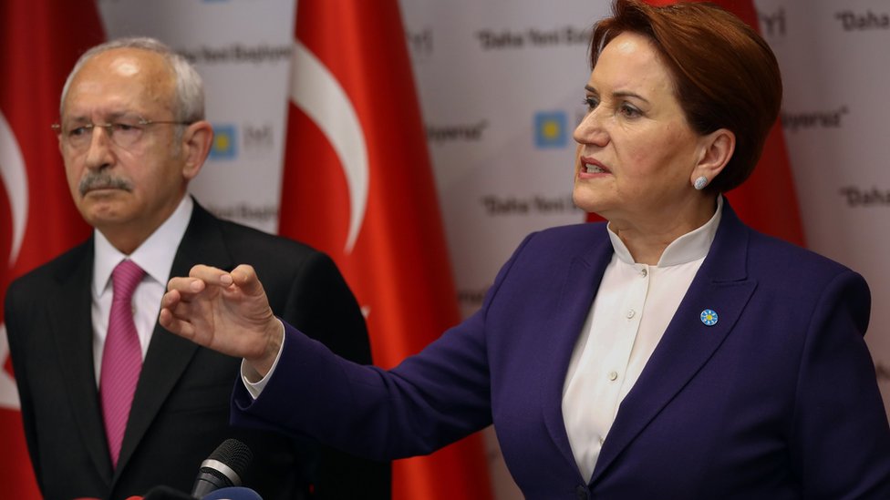 İYİ Parti lideri Akşener ve Kemal Kılıçdaroğlu