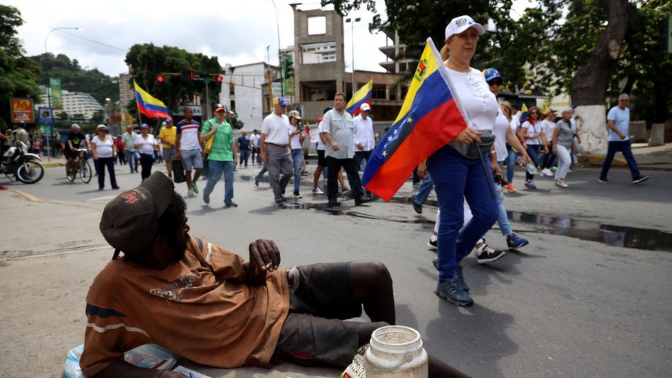 Marcha en Venezuela.