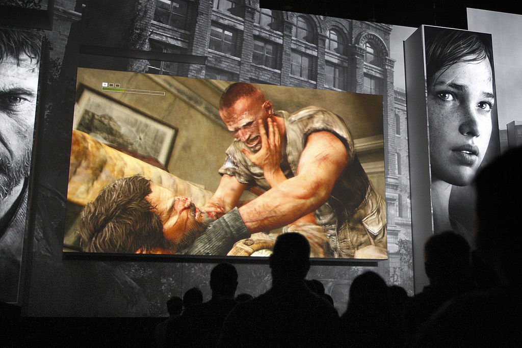 Imagen del videojuego The Last of US durantre su presentación en 2012.