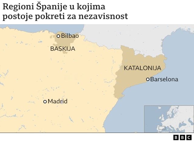 mapa Španije