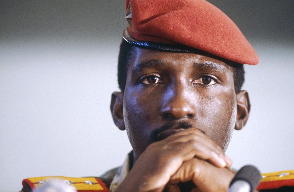 Thomas Sankara at a summit in 1983.