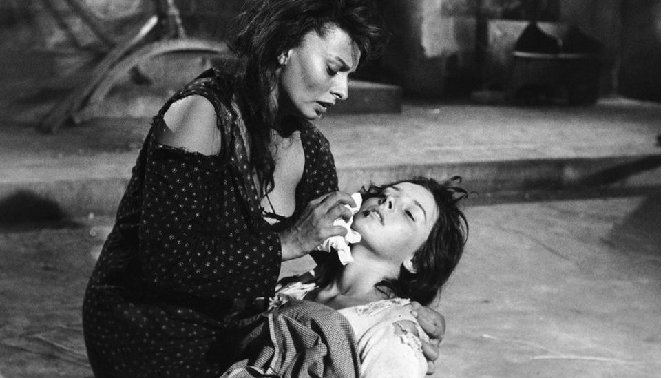 Sophia Loren ve Eleonora Brown Two Women filminde