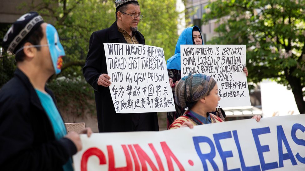 Protes Uighur di Kanada, 8 Mei 2019