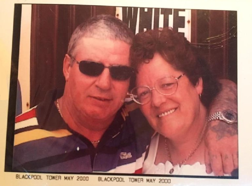 Michael and Mary Blessington at Blackpool in 2000