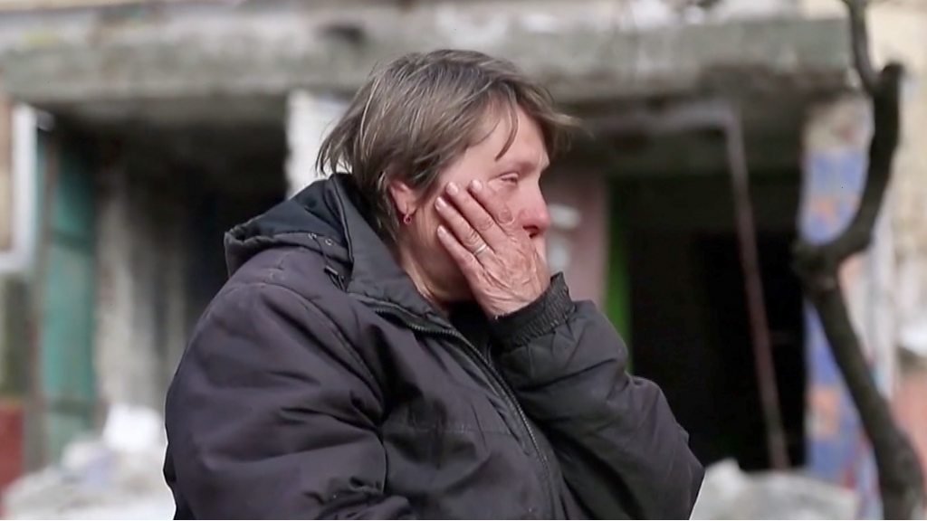 Ukraine war: A 64-year-old Mariupol resident lost her home, but has nowhere to go