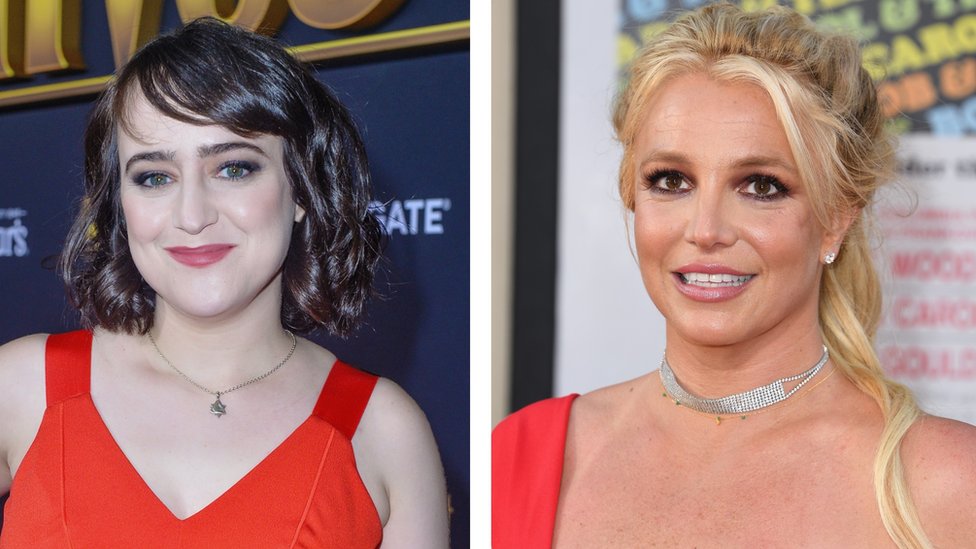 Mara Wilson and Britney Spears in 2019