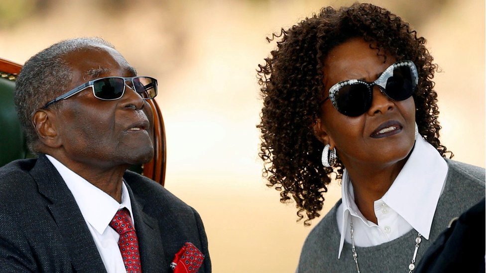 Grace Mugabe Faces South Africa Arrest Warrant Bbc News 